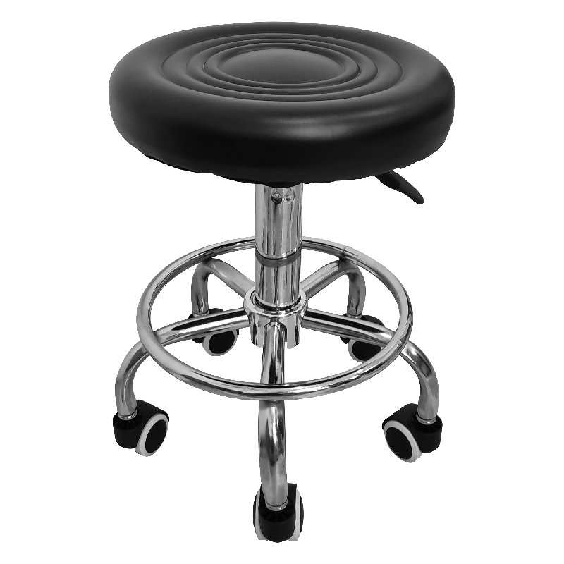 Kursi Bar Hidrolik Bulat Roda Barstool Bangku Kantor Roda Stool Kursi Salon JBY-7