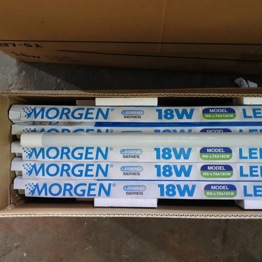 TL LED Morgen T8 18W 2200Lm lampu TL T8 LED 120CM