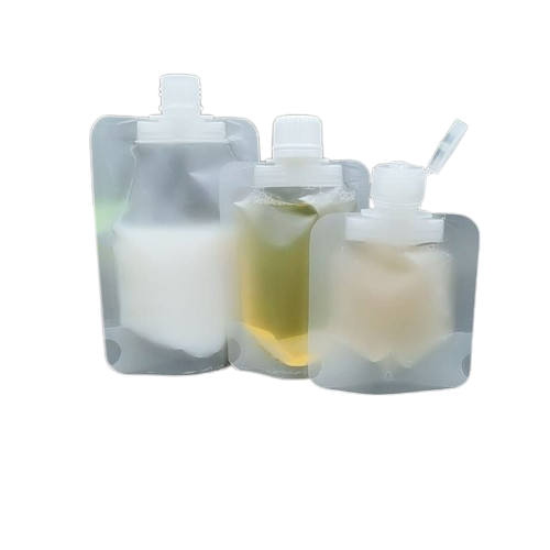 Pouch Cairan Travel Refill / Botol Tempat Wadah Kemasan Kosong Liquid Shampo Sabun Body Lotion Isi Ulang Bahan Plastik 30ml 50ml 100ml Pouch Travel Transparan Pouch