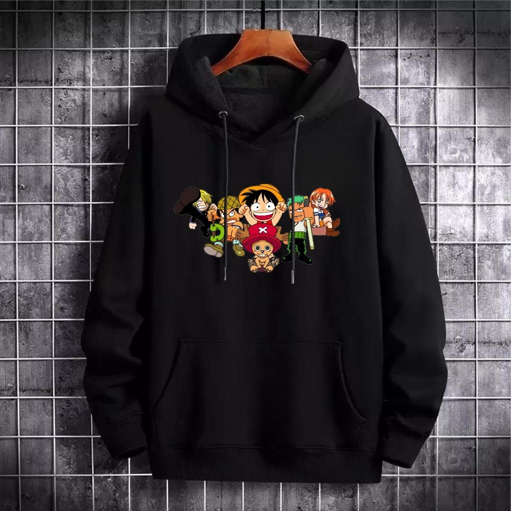 Sweater Jacket Hoodie Distro Kayser Anime Gomu Bahan Fleece Tebal