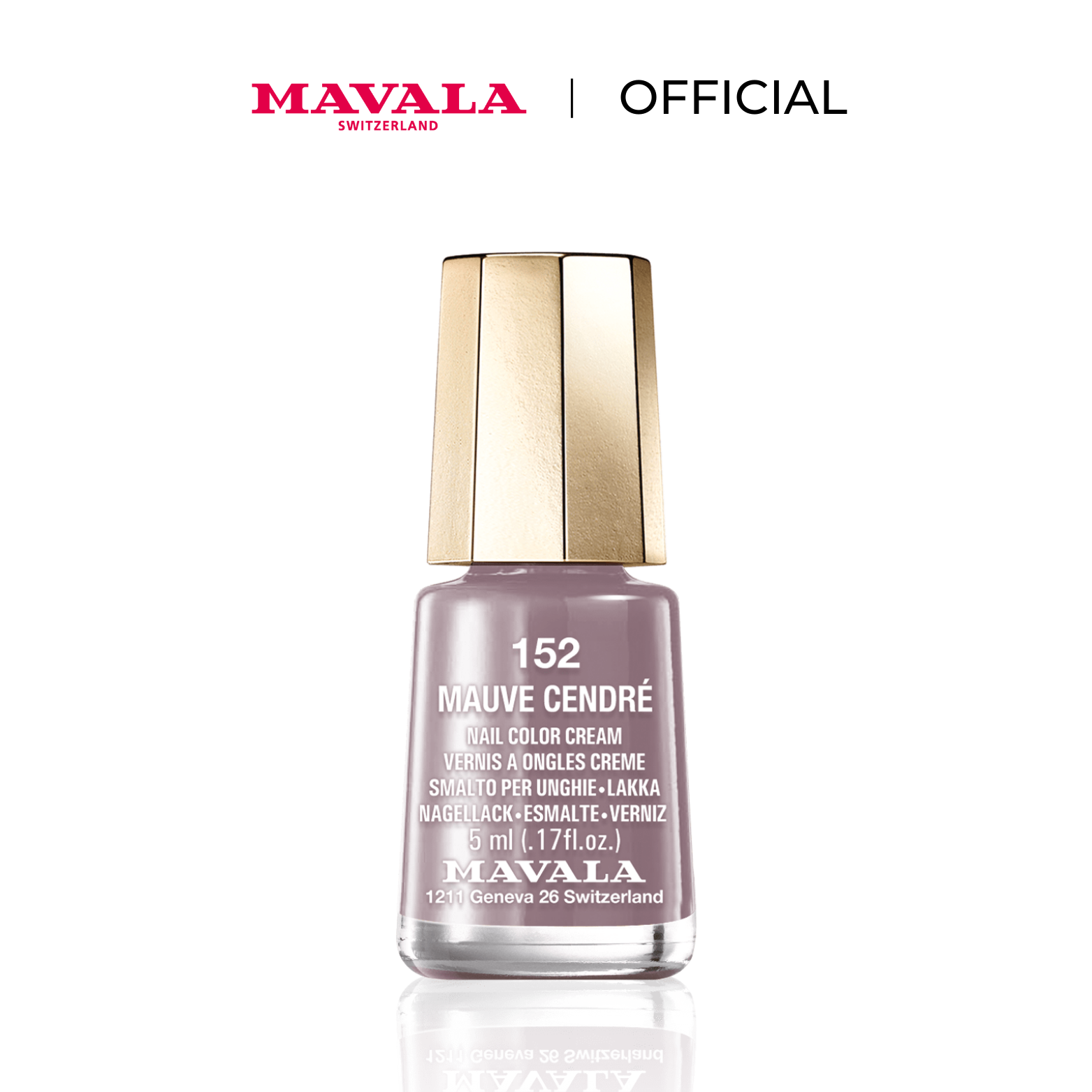 Mavala nail polish Mauve Cendre