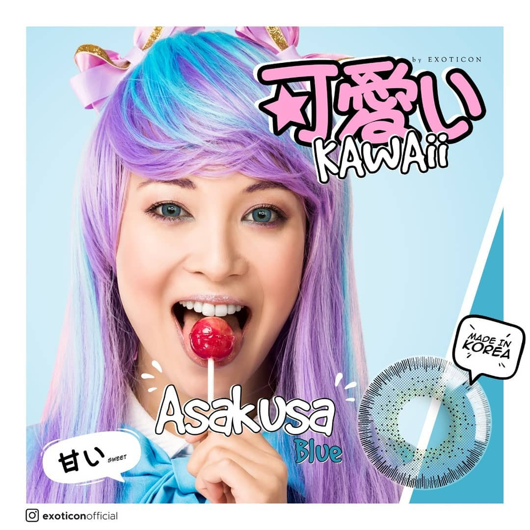 Softlens X2 KAWAII Minus (-0.50 s/d -2.75) by Exoticon