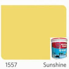 Cat Tembok Interior Qluc Cat Tembok Warna Nippon Paint Galon 5kg 5 Liter - 1557 Sunshine