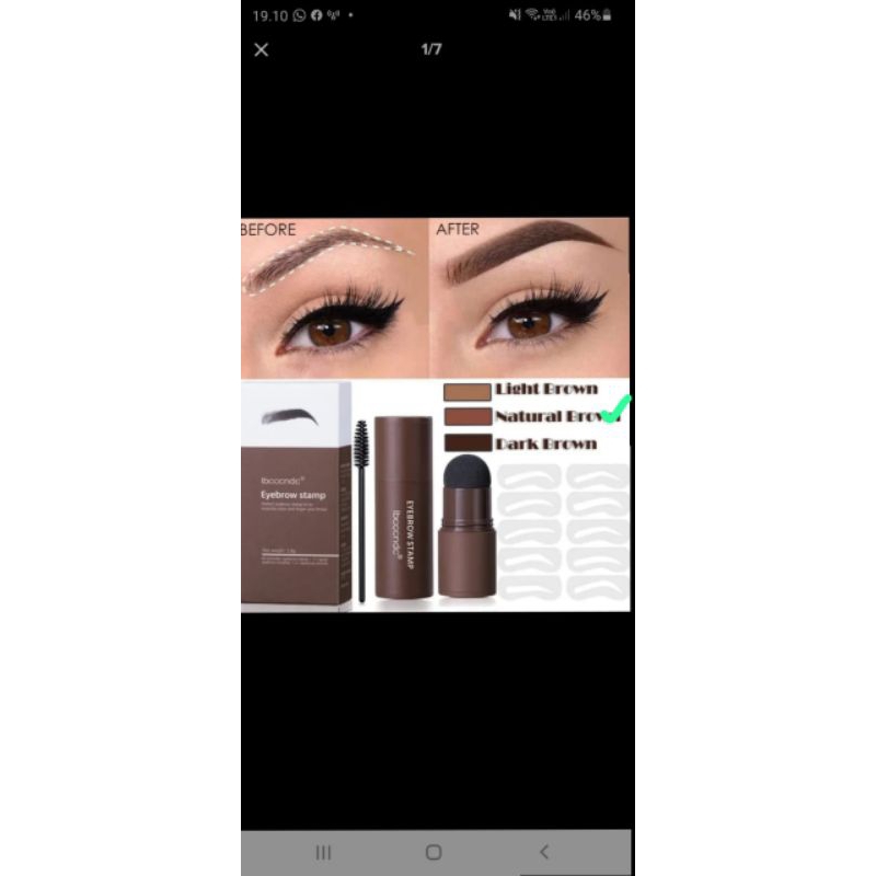 promo Alis viral komplit, alis, cetakan, kuas 35rb