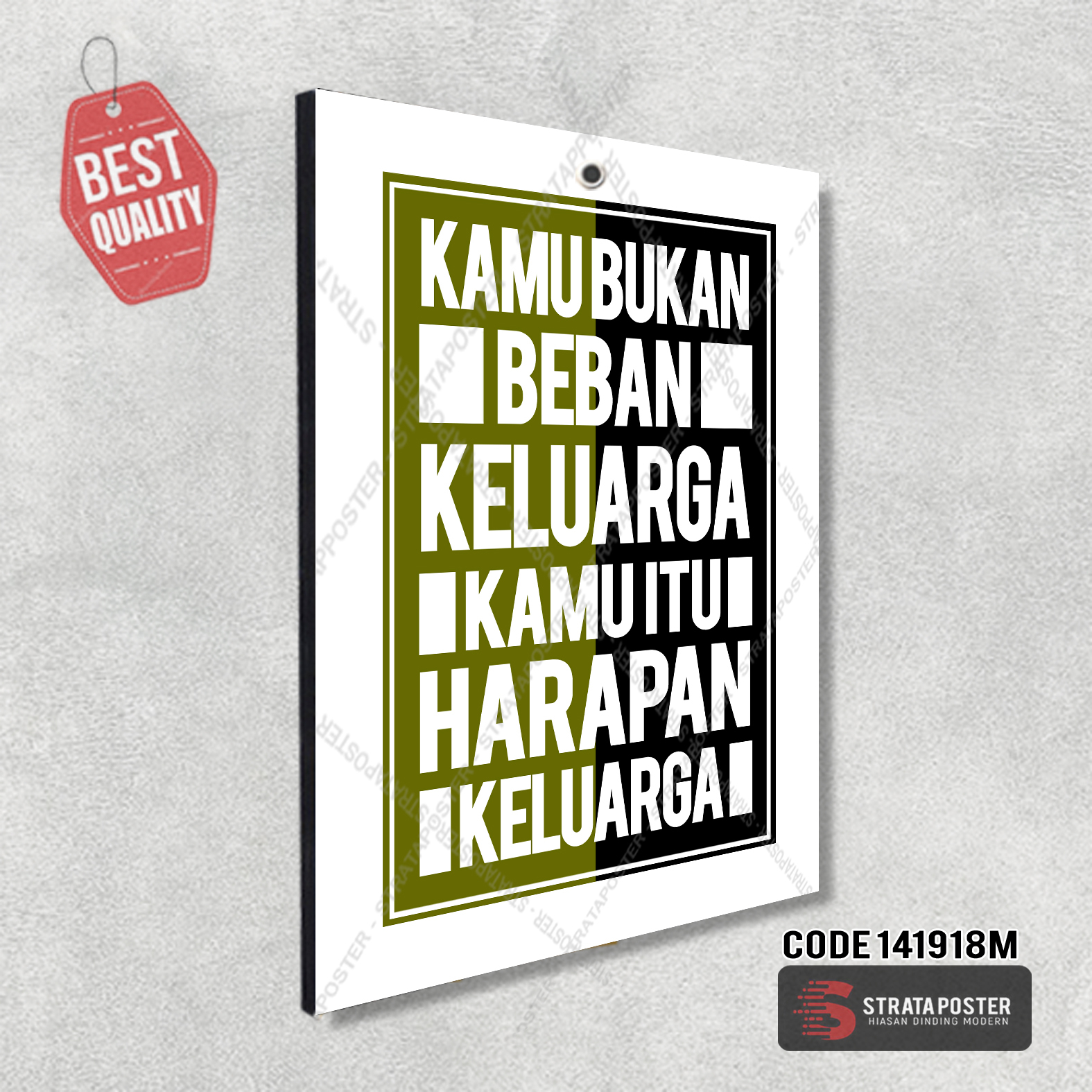 Kata kata motivasi Hiasan dinding Wall decor Poster quotes