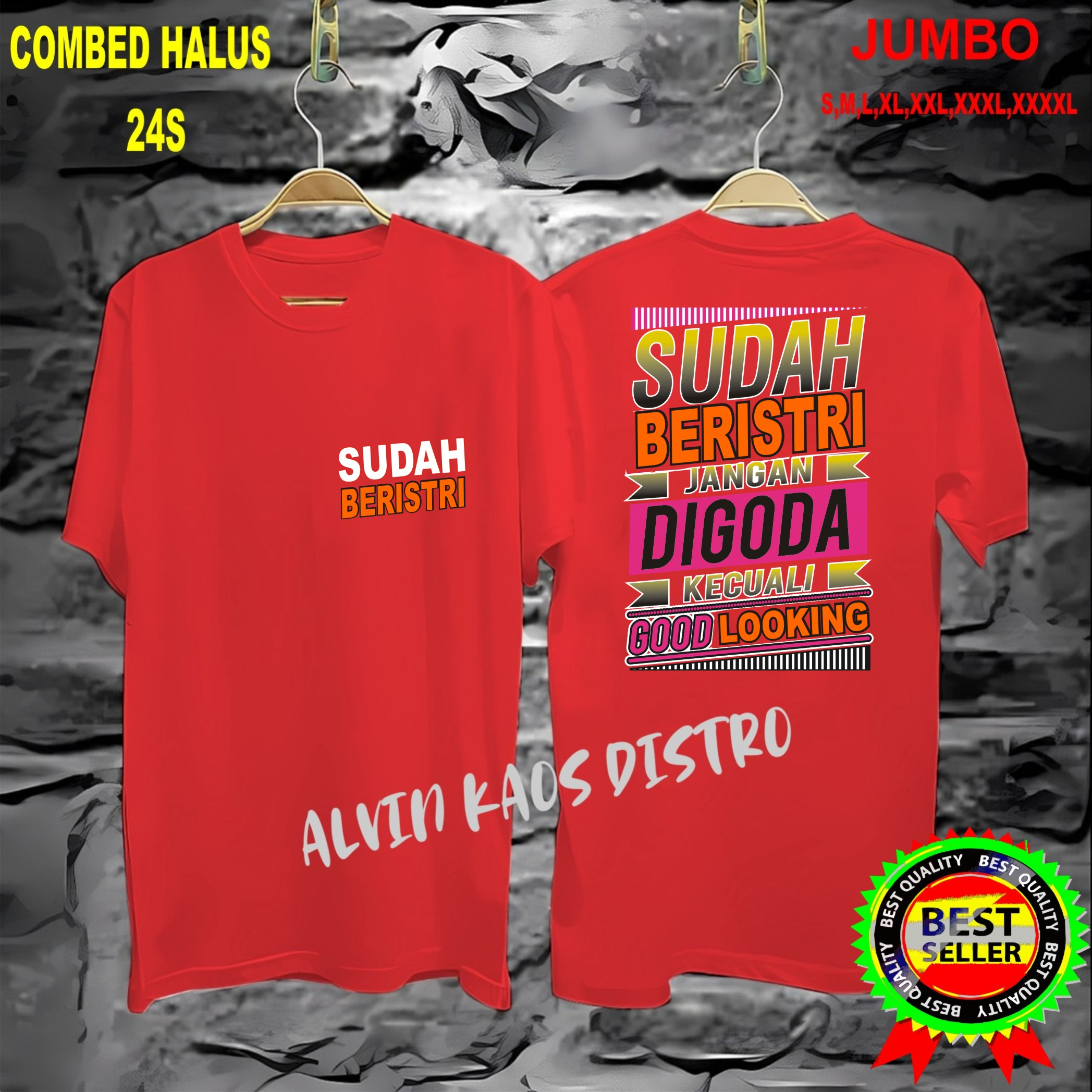 Terviral Kaos dtf DB jangan dgda sdh beristri kecuali good looking KAOS MURAH  Kaos Putih Hitam Kaos Terlaris No 1 Promo Diskon