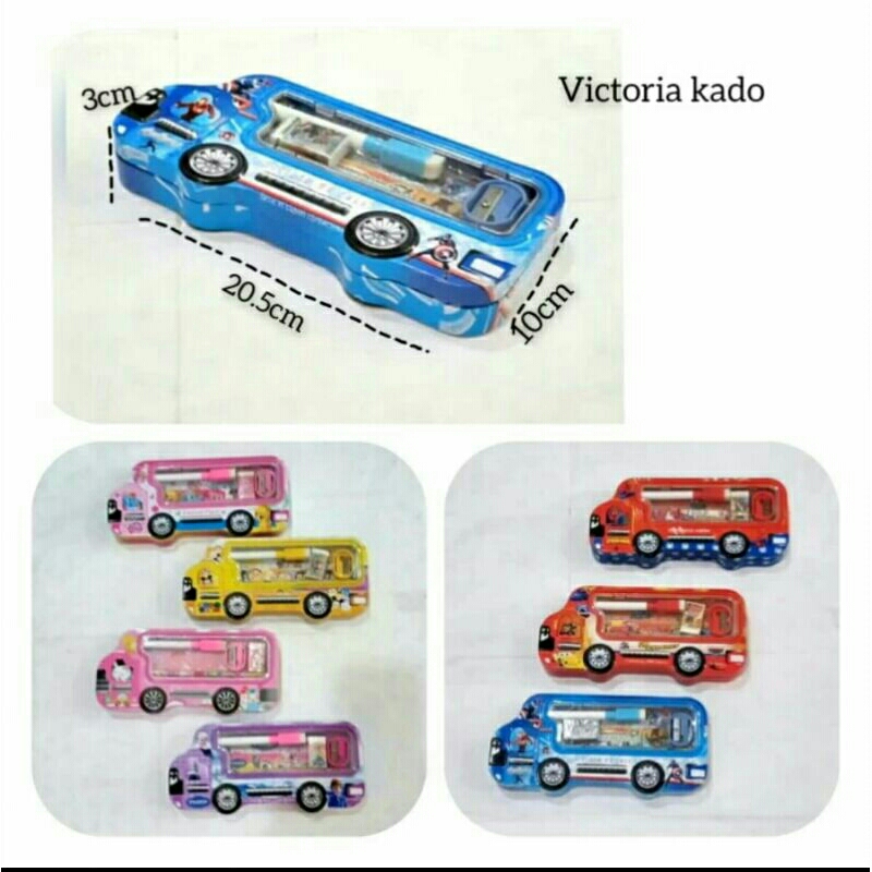 

Kotak tempat Pensil pencil case Set Anak karakter