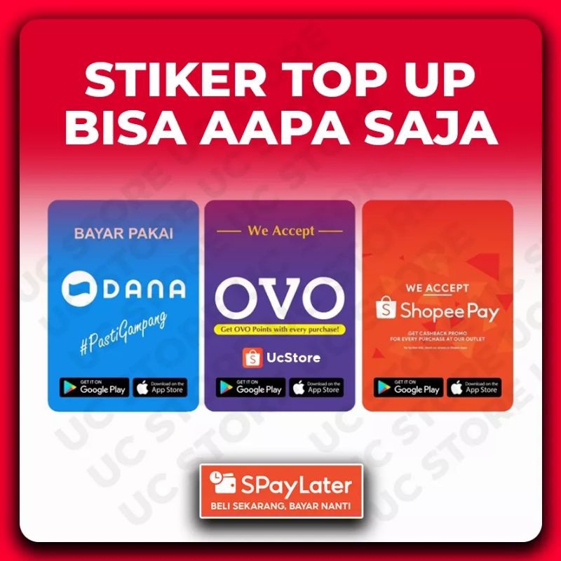 

STIKER TOP UO SALDO E WALLET