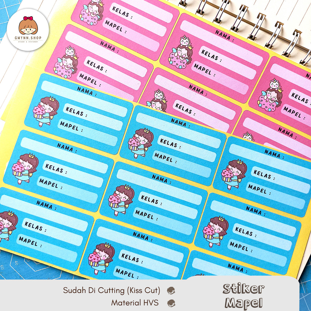 

Stiker Mapel | Label Buku Mata Pelajaran Sekolah | Series 6