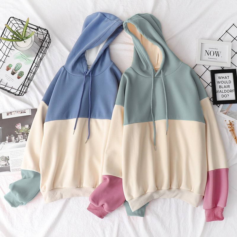 BELLE COMBIE HOODIE OVERSIZE SWEATER WANITA KOREAN STYLE