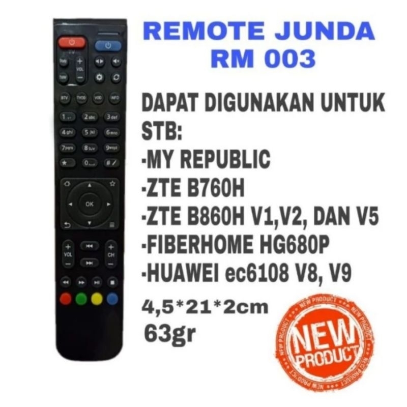 Remote STB TV Box Huawei ZTE Junda RM 003