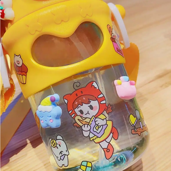 Botol Minum Sedotan Tali 742 Ukuran 600ml