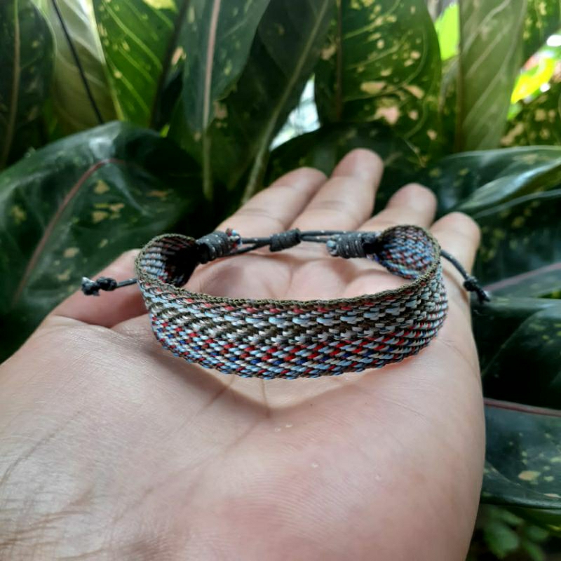 Gelang Etnik Tali Gaya Vintage Bohemian Untuk Pria Dan Wanita