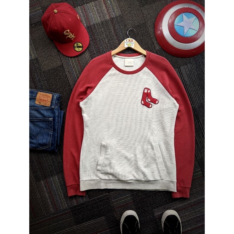crewneck pria original branded baseball MLB BOSTON RED SOX