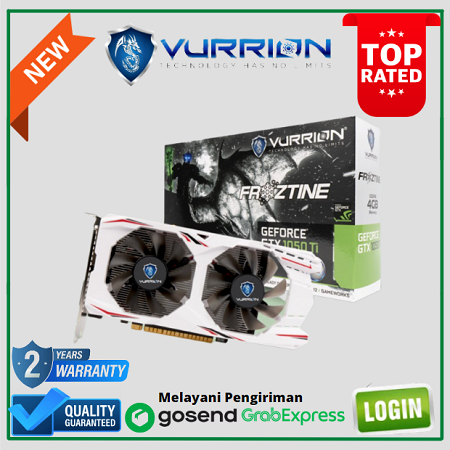 VGA VURRION GTX 1050 Ti 4GB GDDR5 128-bit ORIGINAL
