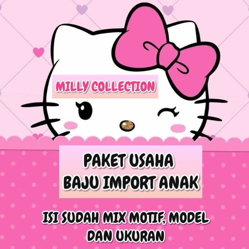 PAKET USAHA BAJU  ANAK (IMPORT) BARU