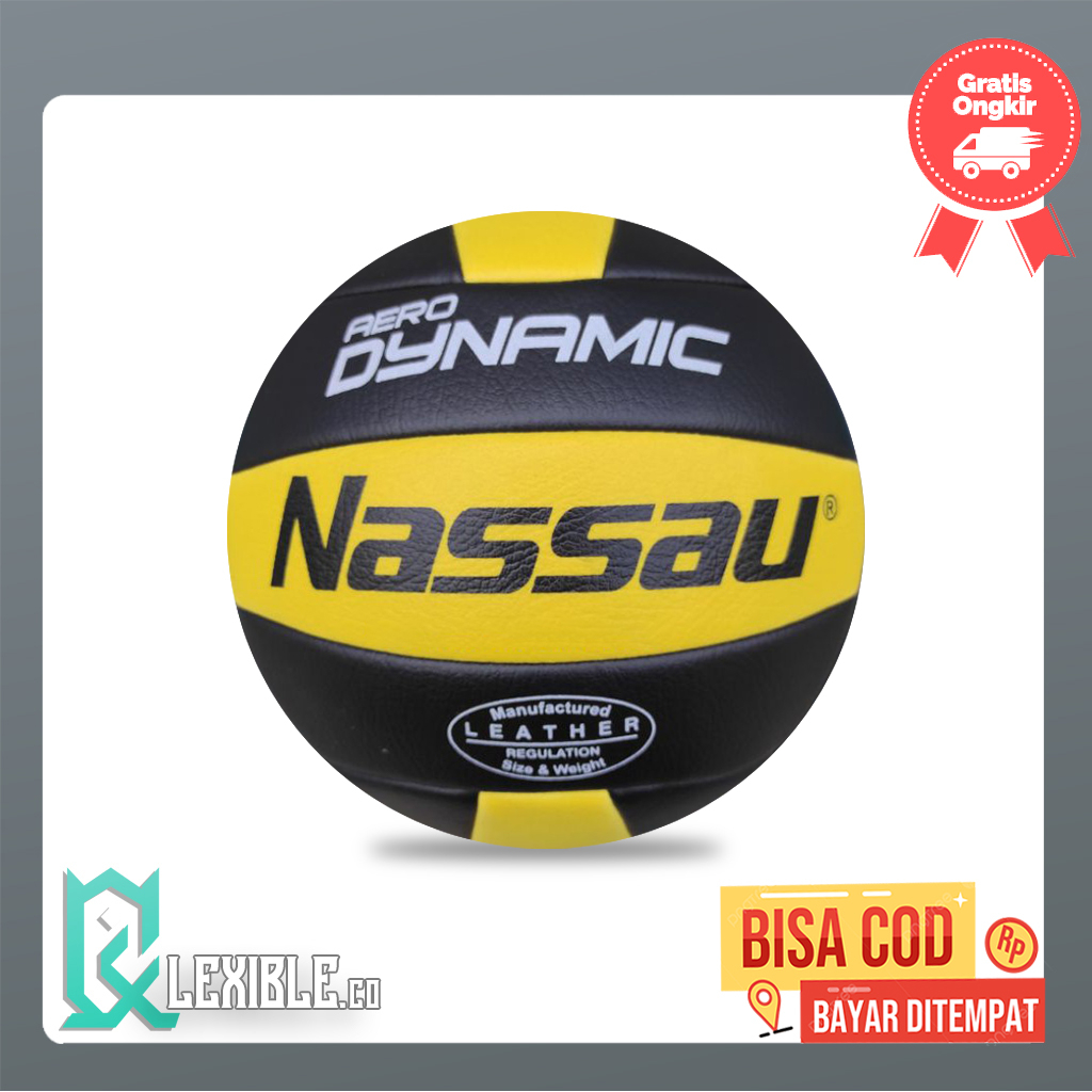 LEXIBLE BOLA VOLI / BOLA VOLLEY NASSAU SIZE 4 & 5