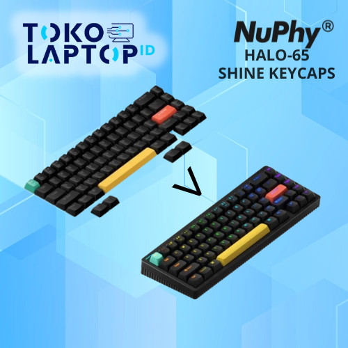 Nuphy Halo65 / H65 / Halo 65 nSA Shine-through ABS Keycaps
