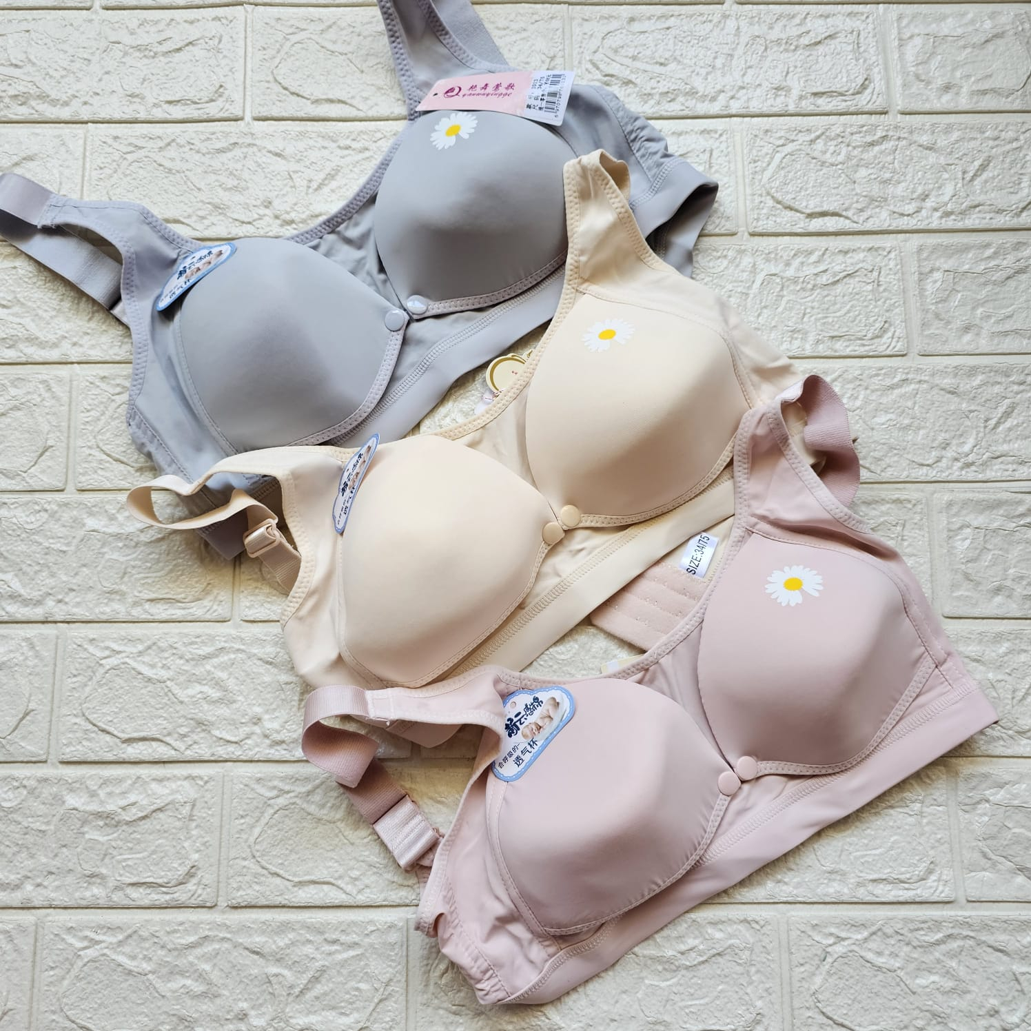 Bra bh menyusui maternity size 36-42 premium berandafashion 901 kancing depan kait 4 cup B Jumbo