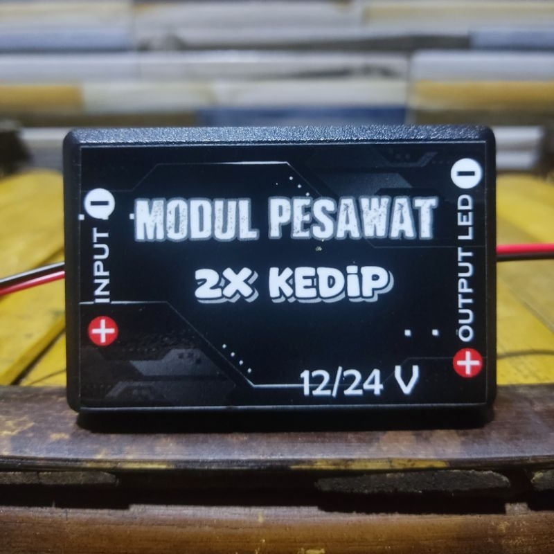 MODUL LAMPU PESAWAT 2X KEDIP BLITZ PESAWAT
