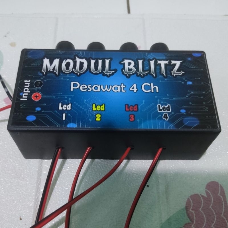 MODUL BLITZ PESAWAT 4 CHANEL