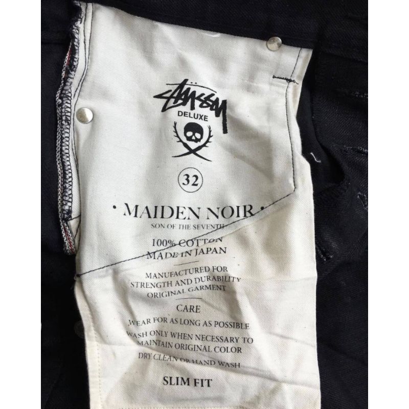 denim stussy deluxe x Maiden noir jeans