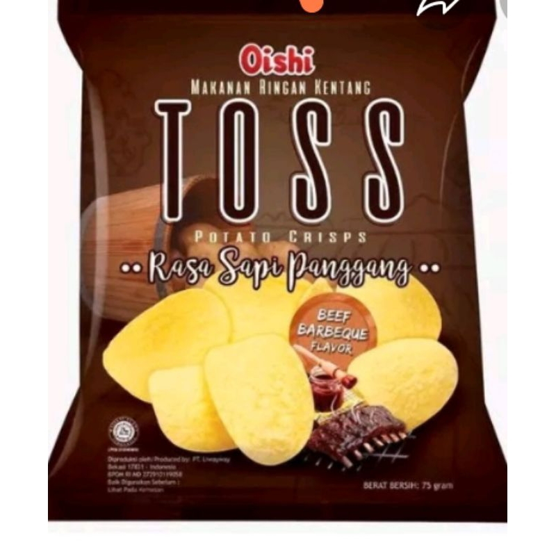 oishii keripik kentang toss 75gr