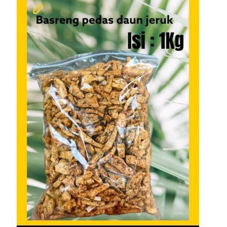 

Basreng pedas daun jeruk 1kg - orijinal asin