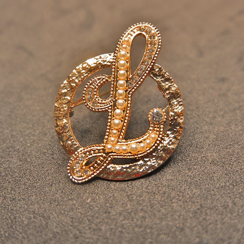 Bros Laudia logo /Brooch/Bros hijab/bros cantik/bros lucu/ Bros Wanita Korean Fashion Style