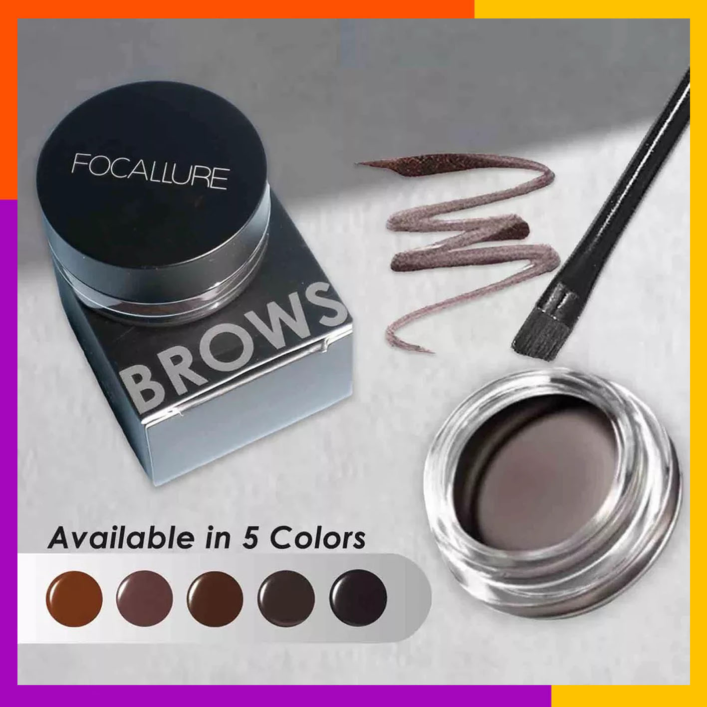 FOCALLURE Eyebrow Cream Gel FA23 / Pensil Alis Focallure BPOM