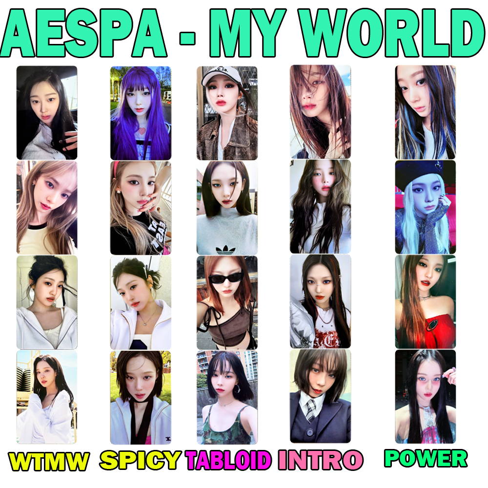 Aespa My World Photo Card Kpop