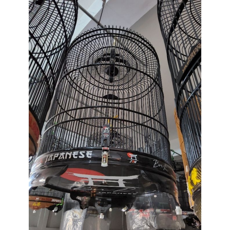 Sangkar Murai black japanese decal stiker