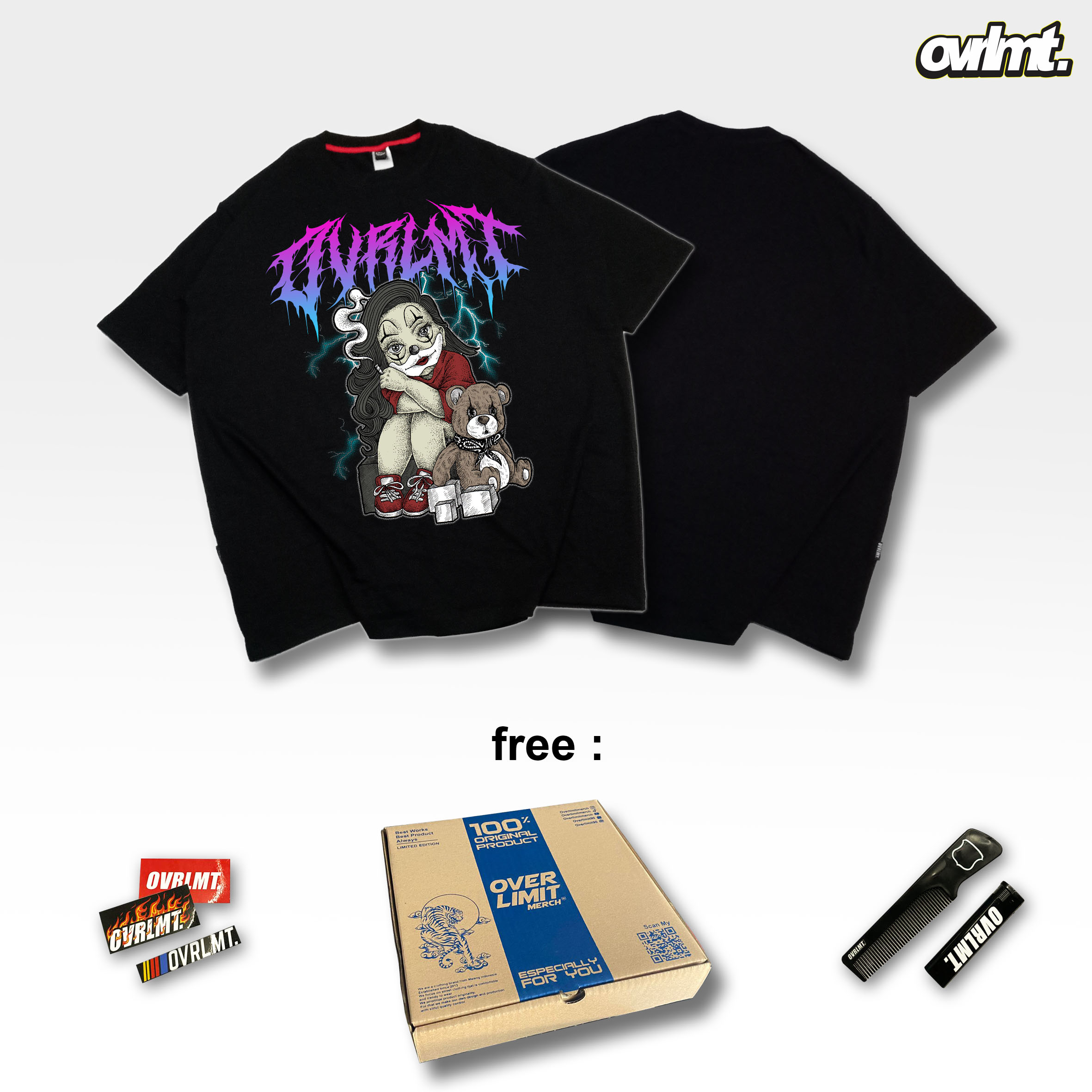 OVERLIMIT JOKER GIRL OVERSIZE | KAOS OVERSIZE | STREETWEAR