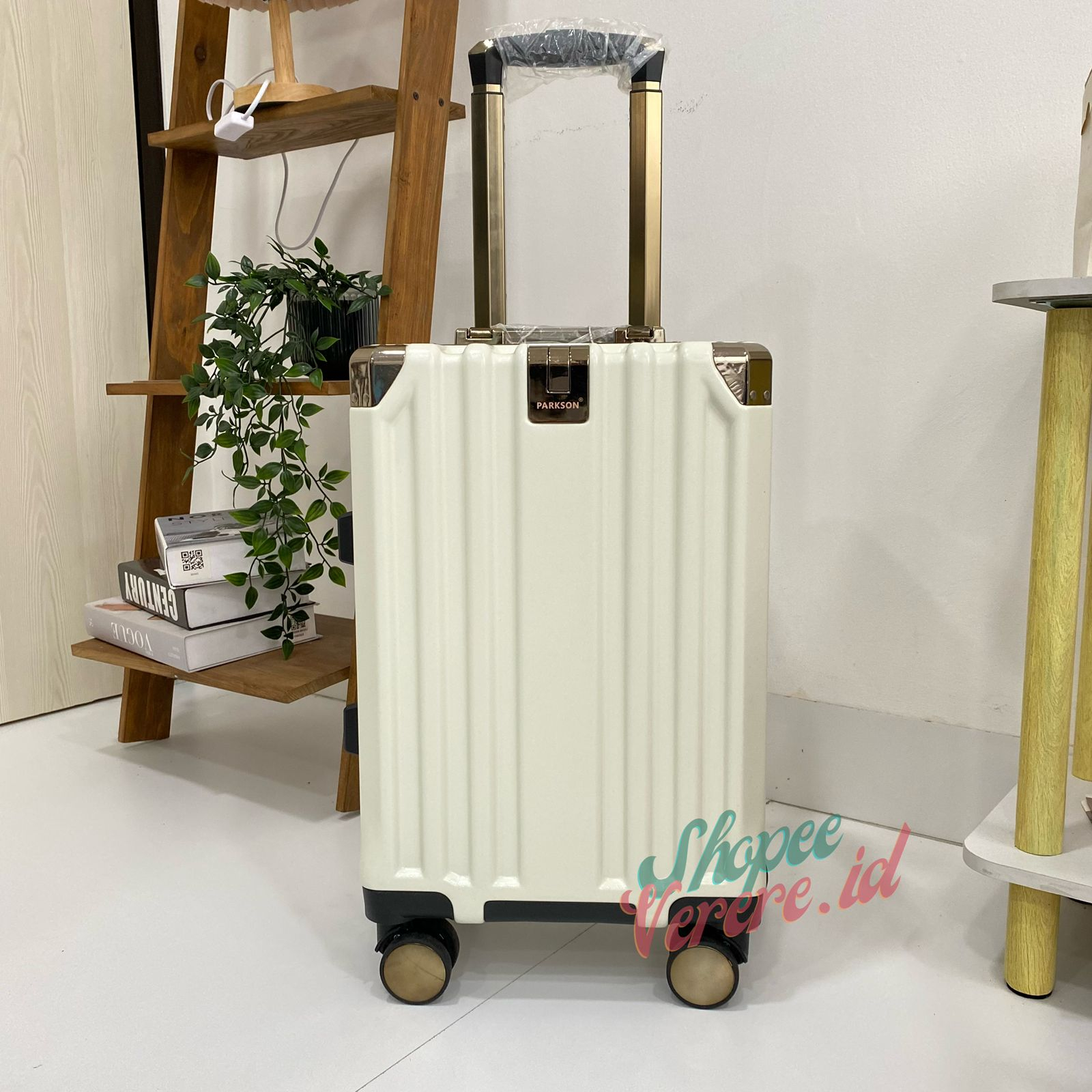 Koper Parkson AKIO Series 18 Inch Size Koper Cabin TSA Lock Frame Aluminium SuitCase Koper Anti Pecah