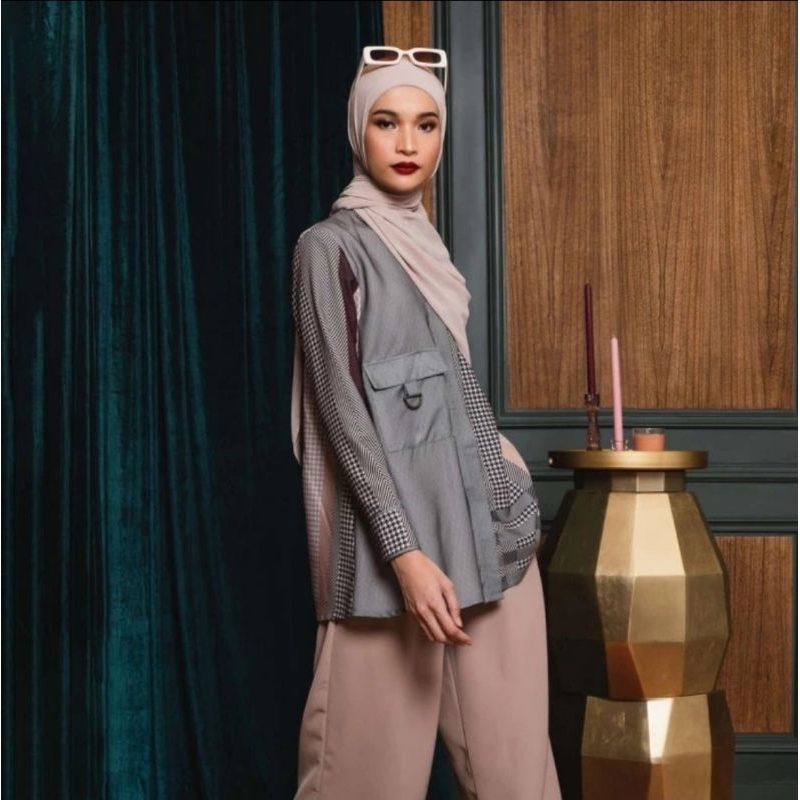 ZS CHROMATICA CORNEL BLOUSE (SIAP KIRIM)