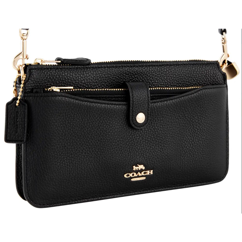 Coach Noa Pop-Up Messenger In Pebble Black (Coach 32320)