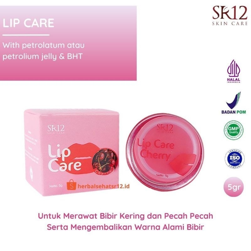 Lipcare SR12 Krim Pelembab Bibir Hitam Jadi Merah