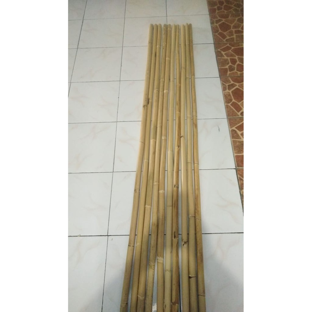 Toya Rotan Diameter 3 cm -Panjang 150 cm- Kayu Penjalin- Rotan Penjalin Lurus Isi 5 pcs