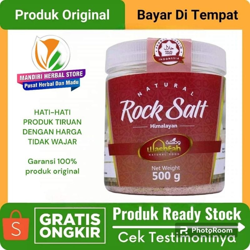 

Garam Himalaya Original pink salt 500gram Pink Himalaya Salt