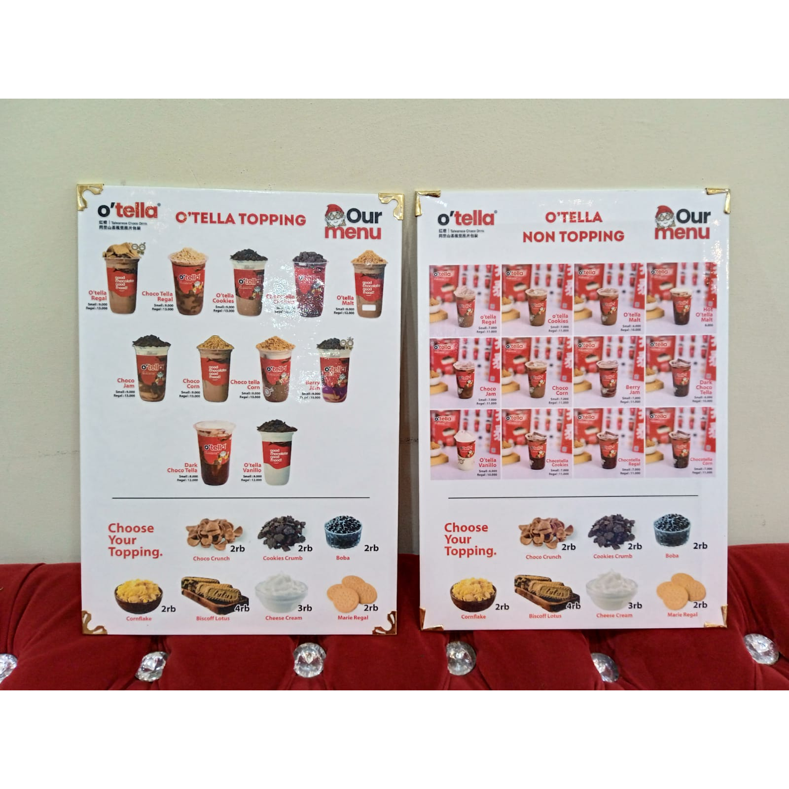 

Menu Hardcover A4