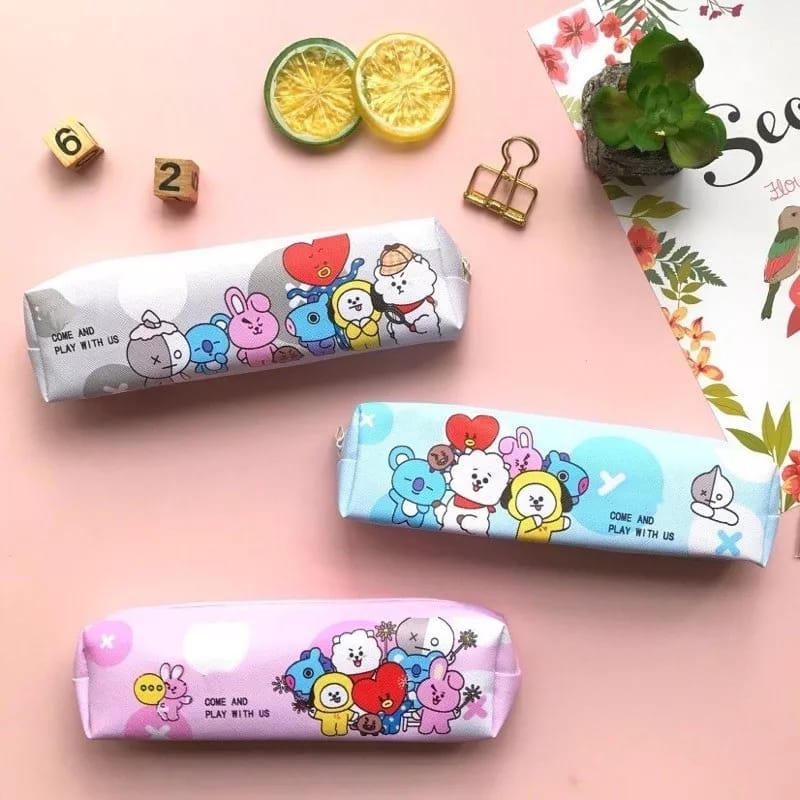 

Kotak Pensil Lucu Motif BTS Tempat Pensil Unik Gambar BT21