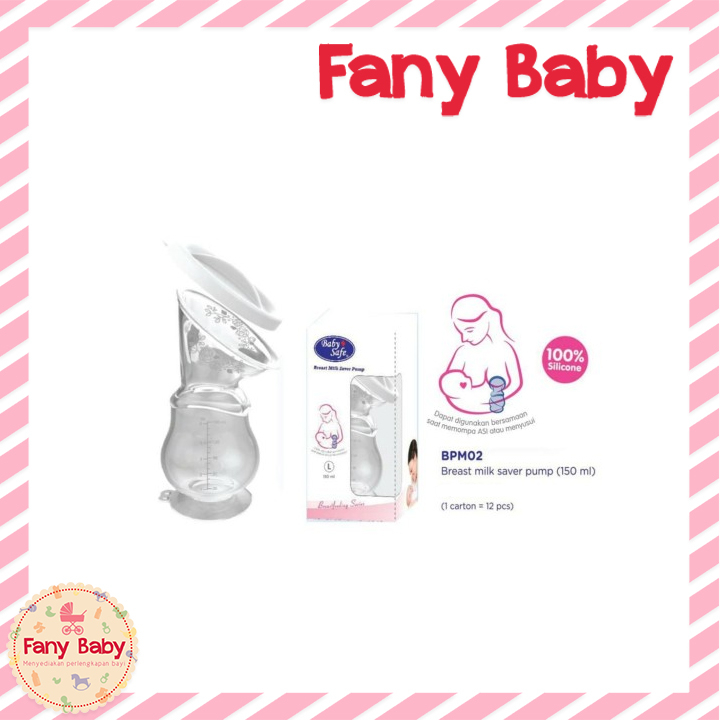 BABY SAFE BREAST PUMP SILICONE 150ML / BPM02