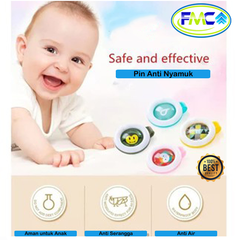Pin Anti Nyamuk Bayi Pin Penangkal Gigitan Nyamuk Pada Anak Ampuh Karakter Lucu Pelindung Gigitan Serangga Balita
