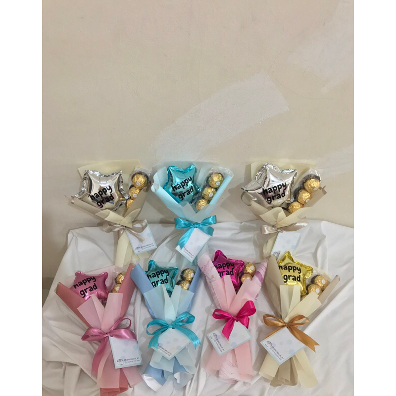 

balonbalonjkt - GROSIR buket balon ferrero rocher isi 3 repacked