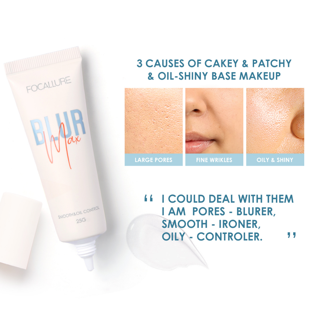 FOCALLURE BLURMAX Primer keep all day base makeup FA138