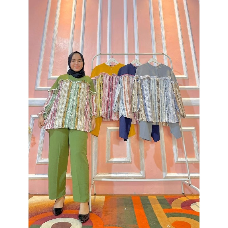 BAJU SETELAN WANITA TERBARU 2023 // SETELAN PAJAMAS TERBARU // SETELAN PAJAMAS MOTIF TERBARU