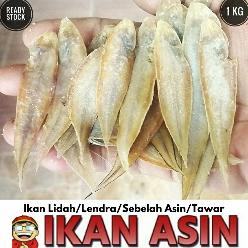 

Ikan Asin LIDAH / SEBELAH 1 kg cap TOKE BAGAN SIAPI API