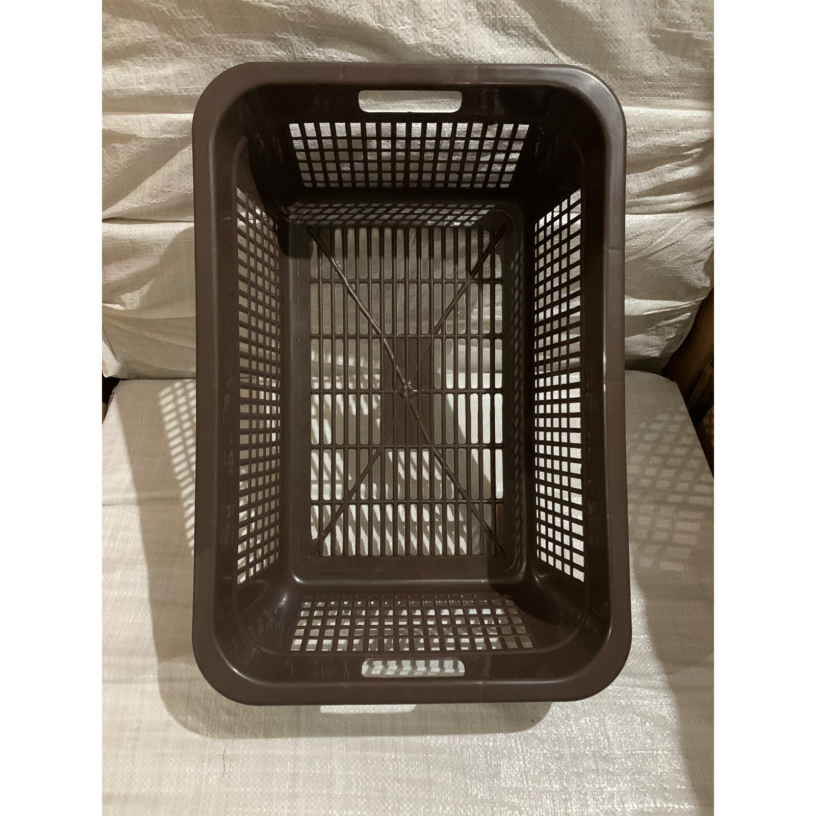 Keranjang Baju Pakaian Laundry Basket – Camaro Coklat Keranjang Serbaguna