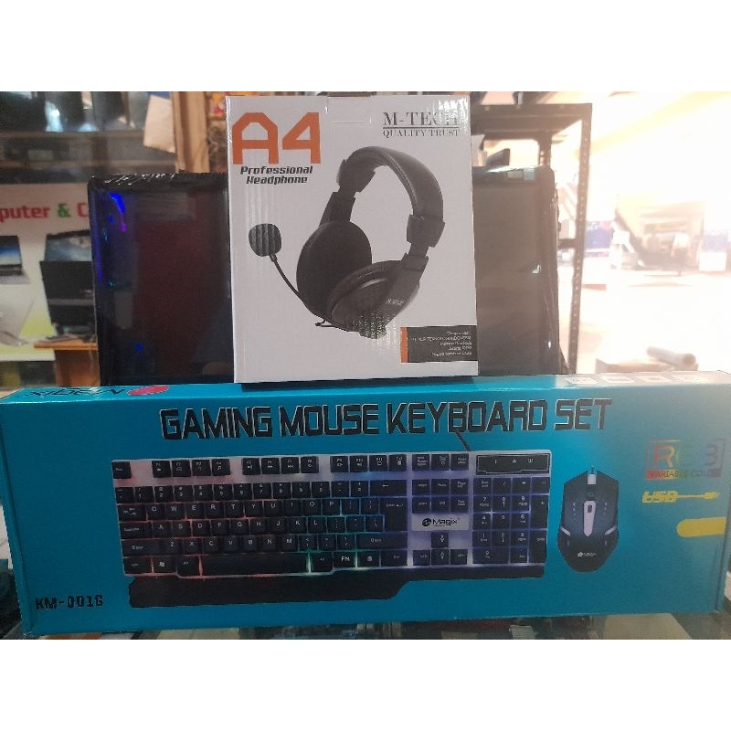 paket keyboard mouse headset RGB