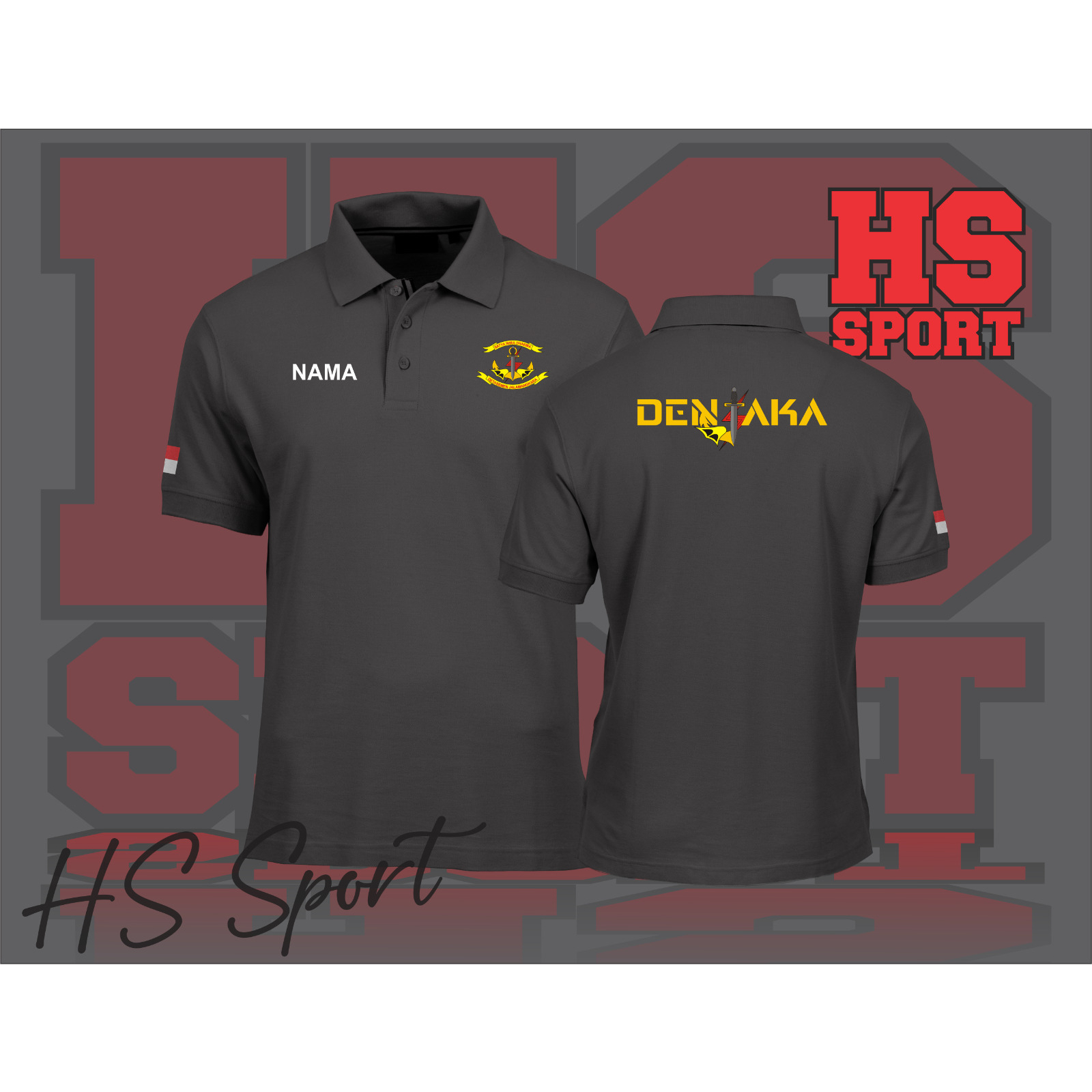 POLO SHIRT DENJAKA - POLO DENJAKA SERAGAM DENJAKA - TNI